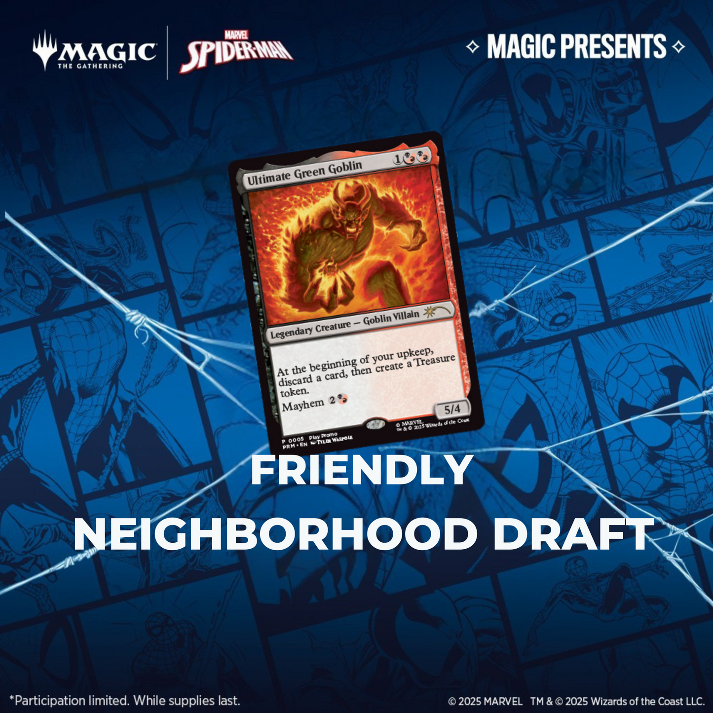 Spider-Man Pick 2 Draft Launch Party Oct 4 @ 6pm