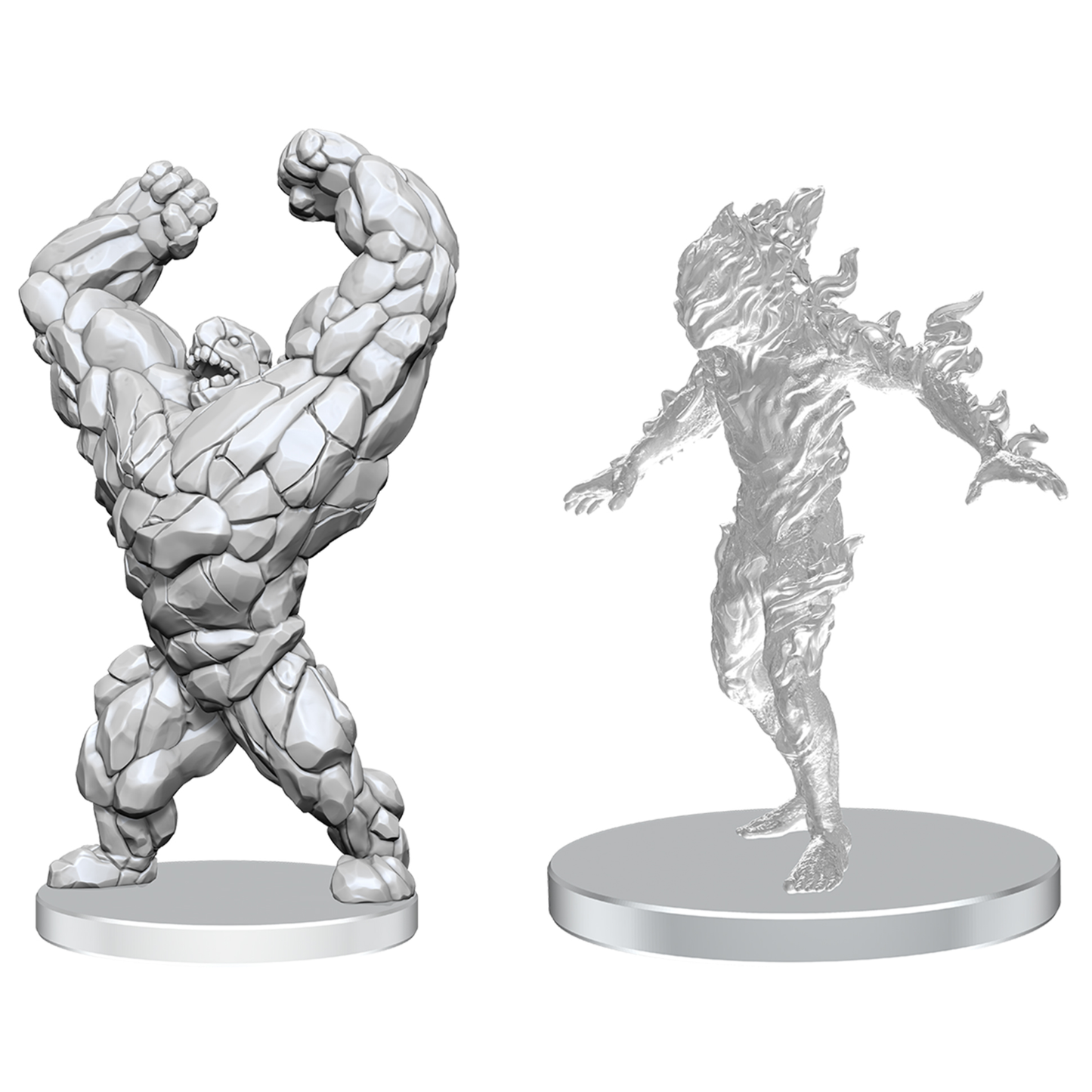 Pathfinder Battles Living Landslide & Living Wildfire Wave 27 Unpainted Miniature