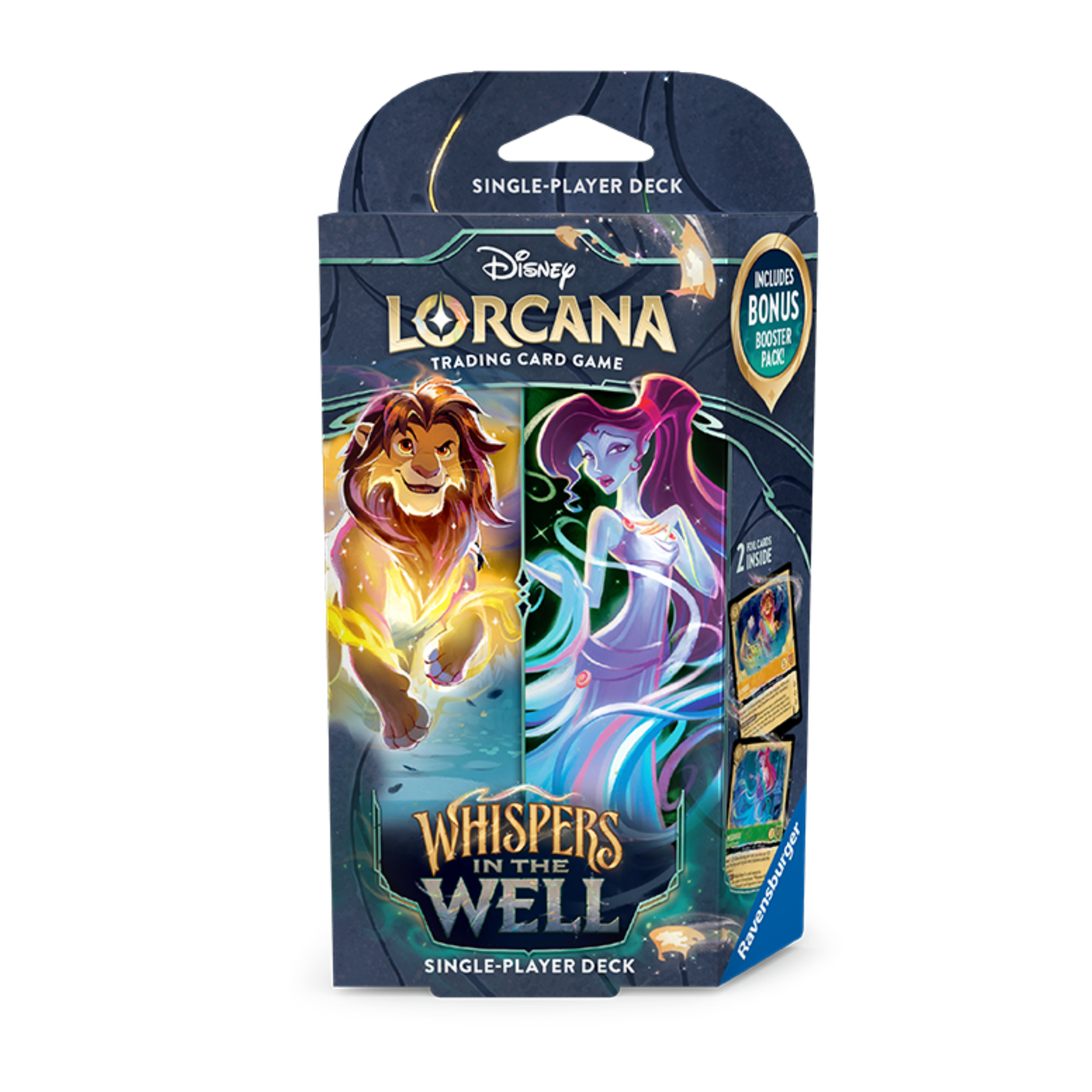 Disney Lorcana Whispers in the Wells Simba/Megara Starter Deck – A