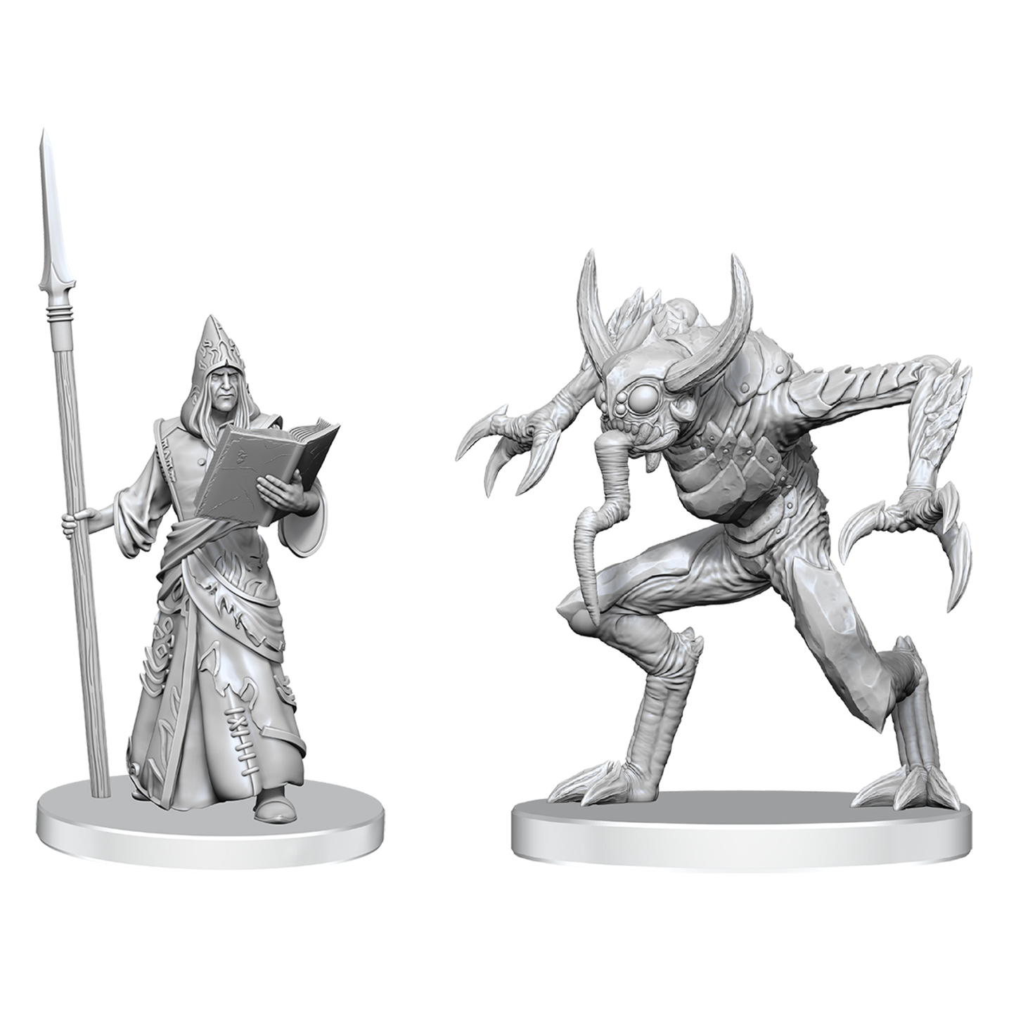 Pathfinder Battles Vloriak (Despoiler Demon) & Demonologist Wave 27 Unpainted Miniature