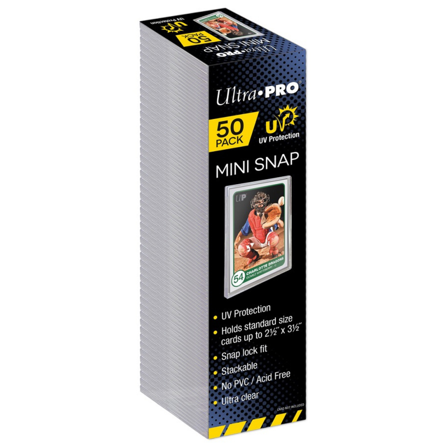 Ultra Pro Holder Mini Snap UV Protected 50CT
