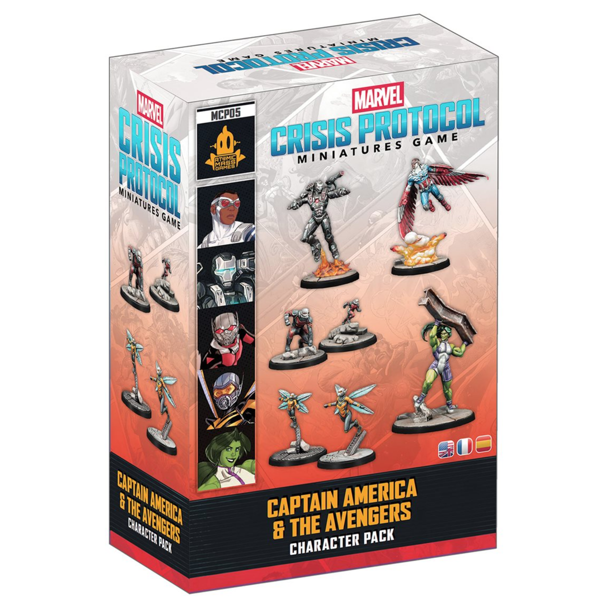 Marvel Crisis Protocol Captain America & The Avengers - Character Pack