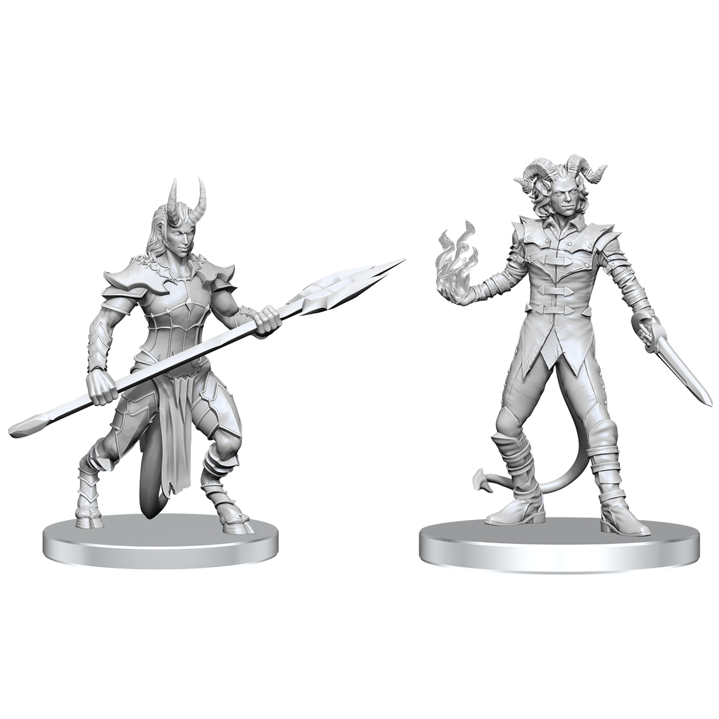 Pathfinder Battles Vordine (Infantry Devil) & Pitborn Rogue Wave 27 Unpainted Miniature