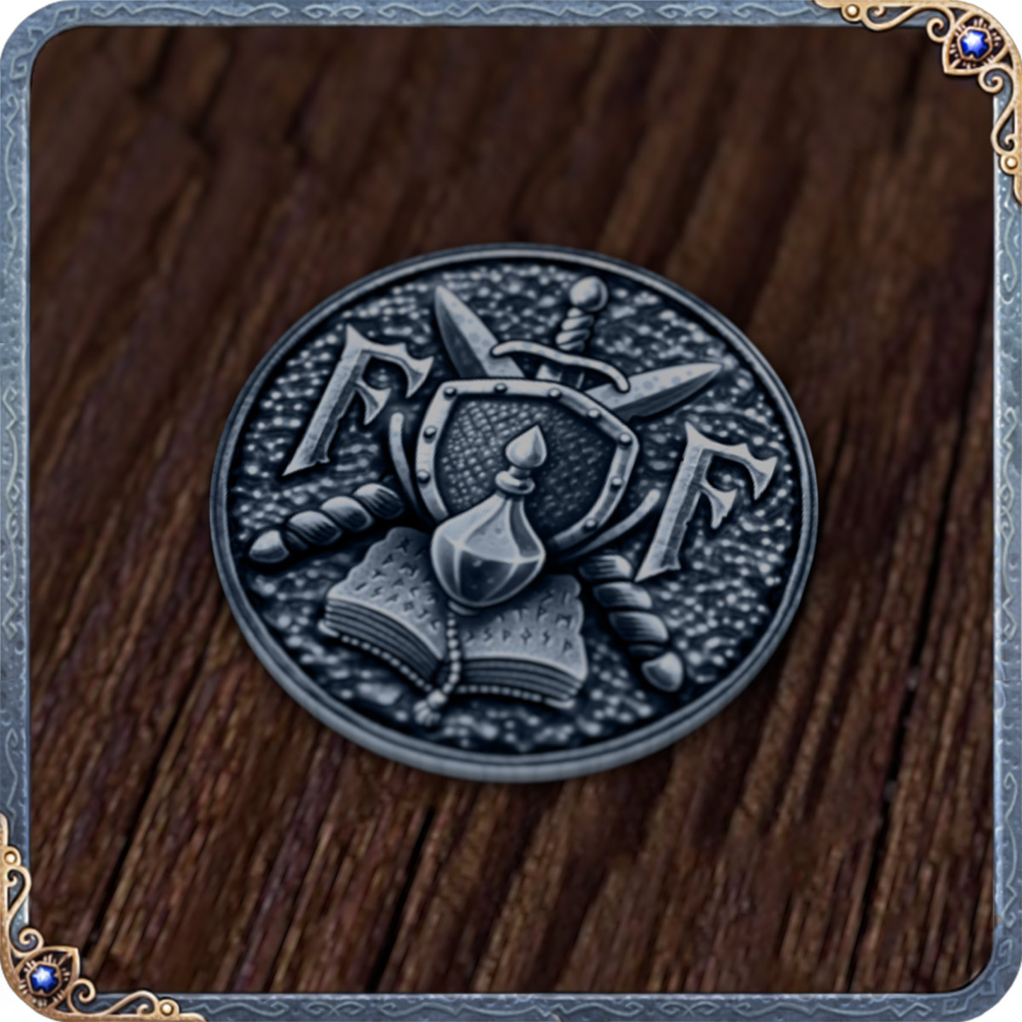 Fighting Fantasy Adventures Collector's Edition Metal Marker