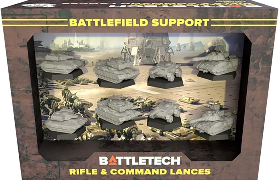 Battletech Battlefield Support Rifle and Command Lances image 0