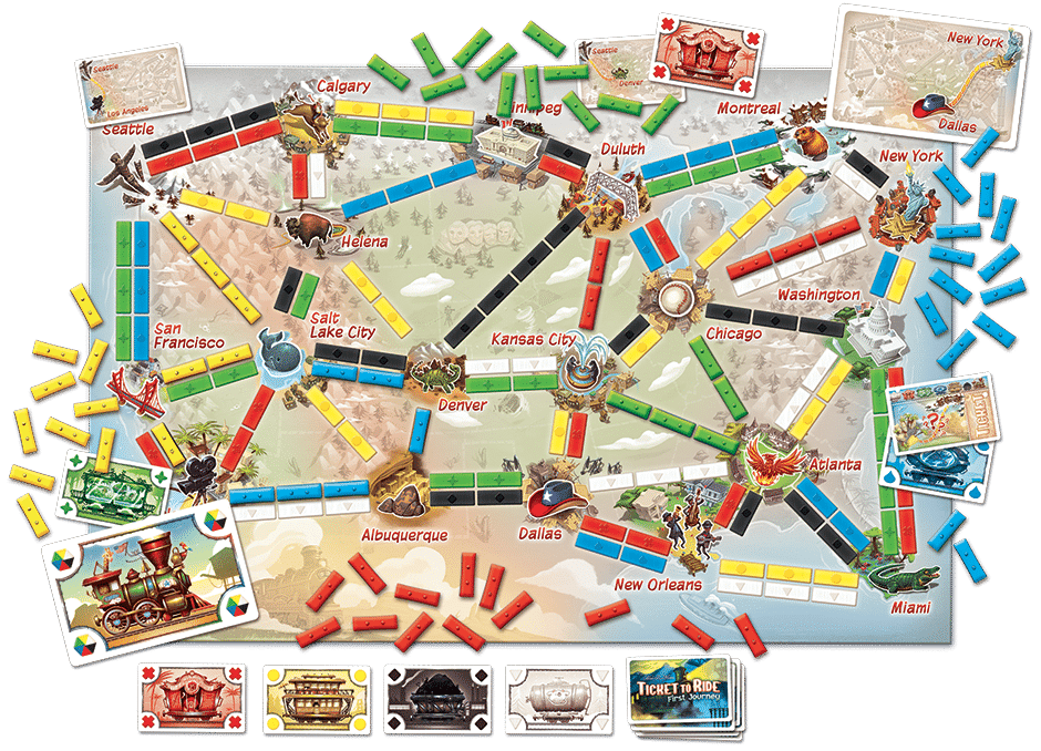 Ticket to Ride First Journey North America Edition image 1