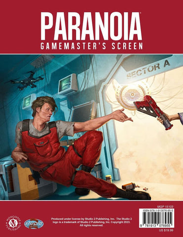 Paranoia Gamemaster's Screen image 0