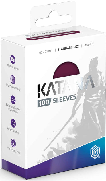 UG Katana Radiant Plum Sleeves 100CT image 0
