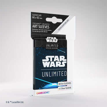 Gamegenic Space Blue Star Wars Unlimited Art Sleeves 60 CT image 0