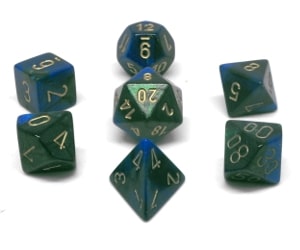 CHX26436 BLUE GREEN/GOLD POLY GEMINI image 0