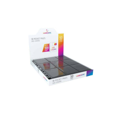 Gamegenic Black 18-Pocket Side-Loading Pages 50ct image 0
