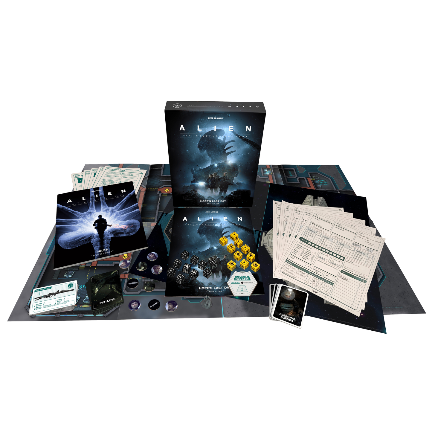 Alien Rpg Evolved Edition Starter Set Hope's Last Day