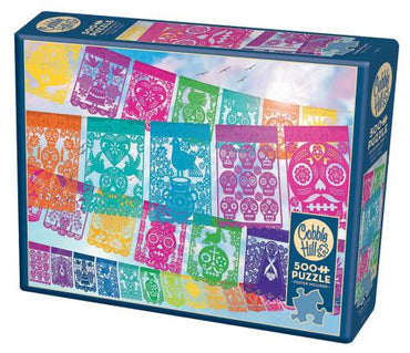 1000pc Cobble Hill puzzle - Papel Picado image 0