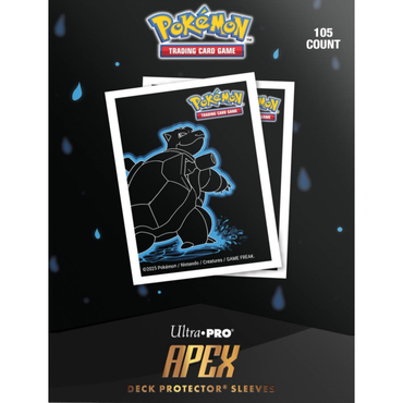 Ultra Pro Apex Pokemon Neon Kanto Blastoise Sleeves 105 Count
