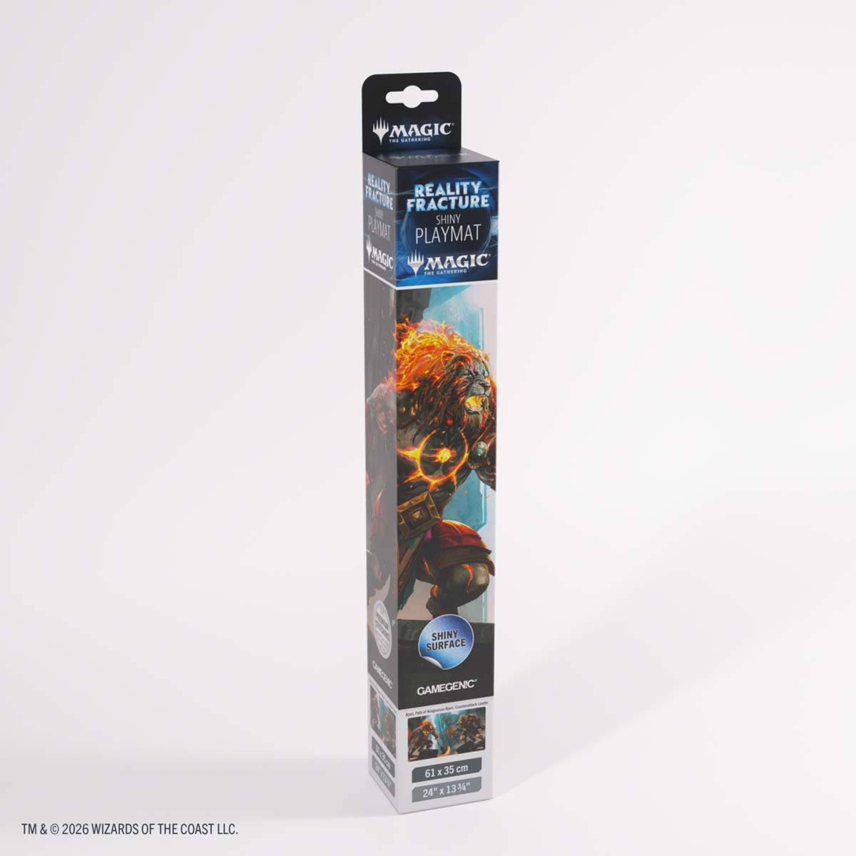 Playmat: Magic: The Gathering - Reality Fracture Shiny Playmat - Ajani, Path of Vengeance/Ajani, Cou