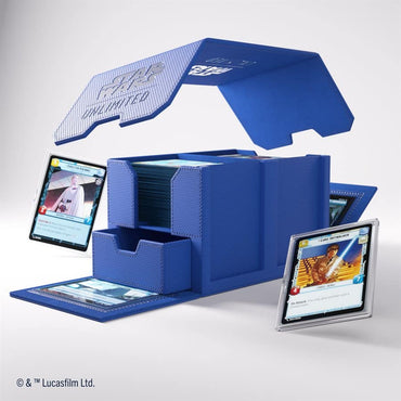 Gamegenic Blue Star Wars Unlimited Double Deck Pod 120 CT image 0