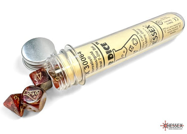 Lab Dice Cosmos/Gold Borealis Dice 7 Piece Polyhedral Set With Bonus Die image 0