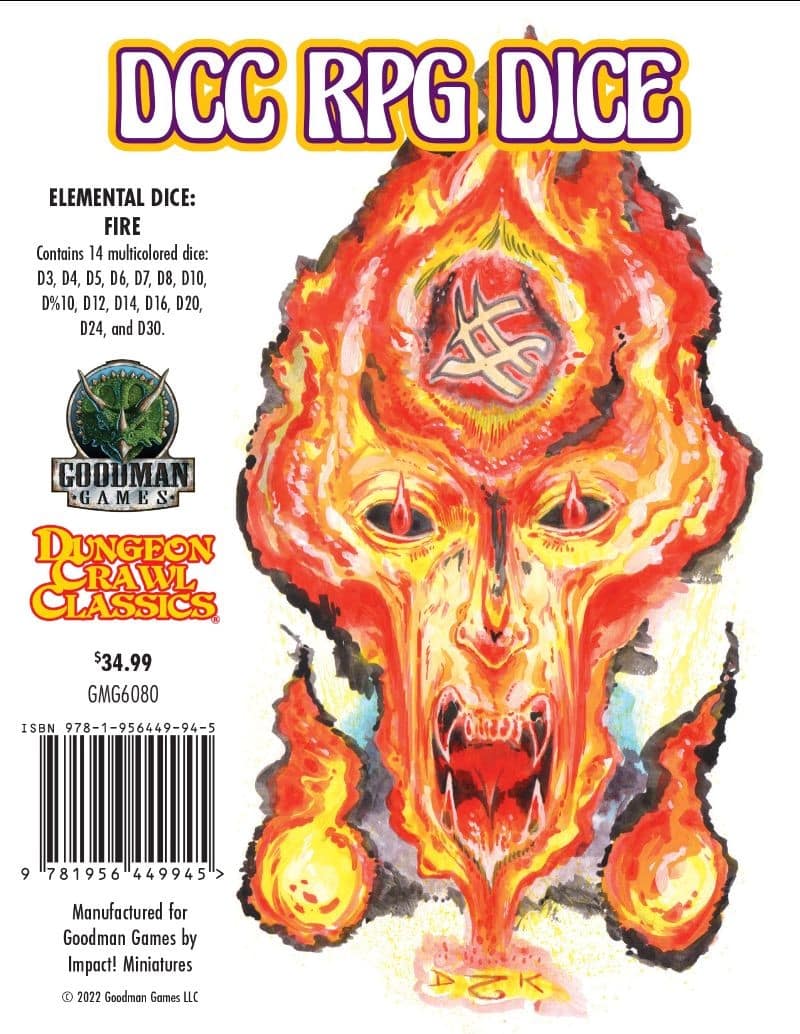 Dungeon Crawl Classics Elemental Fire Dice image 0