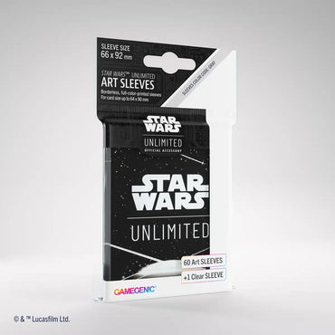 Gamegenic Card Back White Star Wars Unlimited Art Sleeves 60 CT image 0