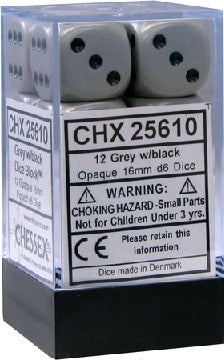 CHX25610 Dark Grey/Black Opaque 12 D6 image 0