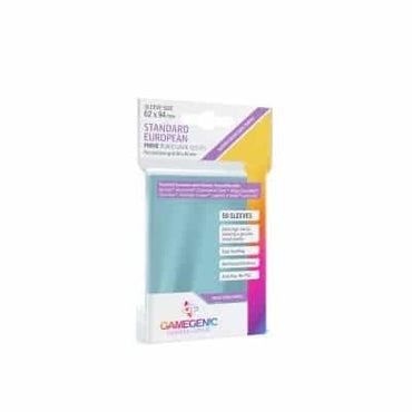 Gamegenic Prime Standard European Sleeves (50ct) 62mm x 94mm image 0