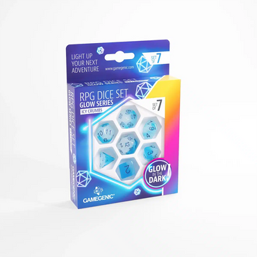 GG Icy Crumbs Glow Series Dice (7pc) image 0
