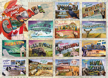 1000pc Greetings from Canada Puzzle image 1