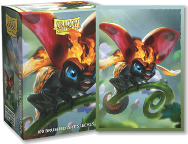 Dragon Shield Burnbug Brushed Art 100ct Sleeves image 0