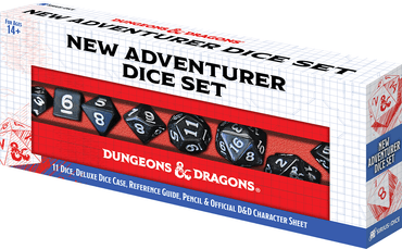 Sirius Dice D&D Adventurer Dice Set Black image 0