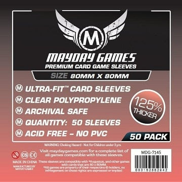 MDG7145 PREMIUM Square 80MM X 80MM 50 Sleeves image 0