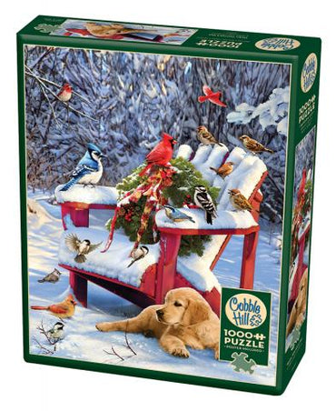 1000pc Cobble Hill puzzle - Warm Winter Day image 0