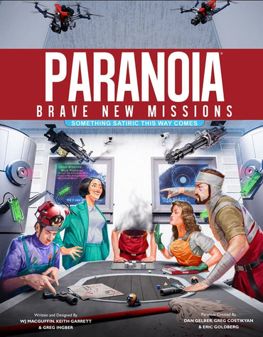 Paranoia: Brave New Missions, Something Satiric Hardcover image 0