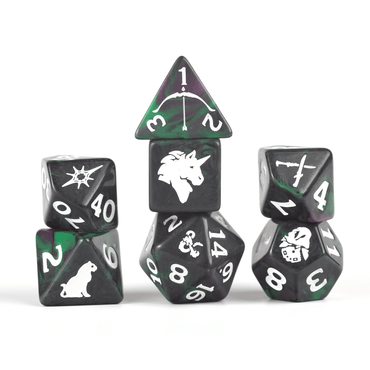 Sirius Dice D&D Adventure Dice Set Legend of Drizzt image 0