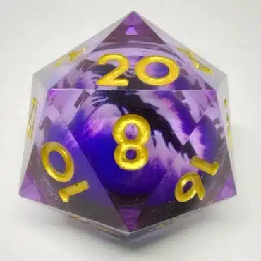 Liquid Core Purple Dragon Eye 33mm D20 image 0