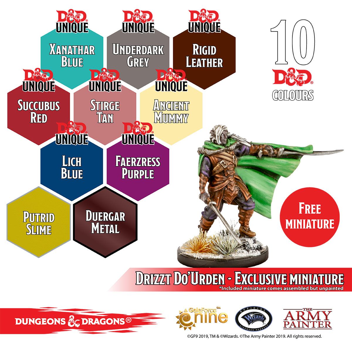 D&D Nolzur's Underdark Paint Set image 1