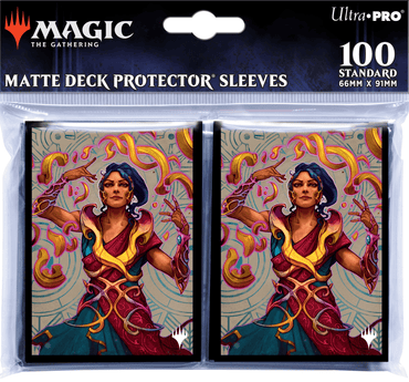 Ultra Pro Lost Caverns of Ixalan Saheeli, the Sun's Brilliance Sleeves 100ct image 0