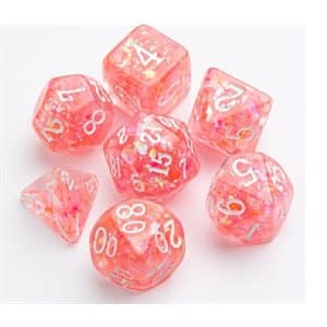 Gamegenic Candylike: Peach 7pc Dice Set image 0