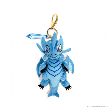 Kidrobot D&D 50th Anniversary Plush Charm Sapphire Gem Wyrmling image 0