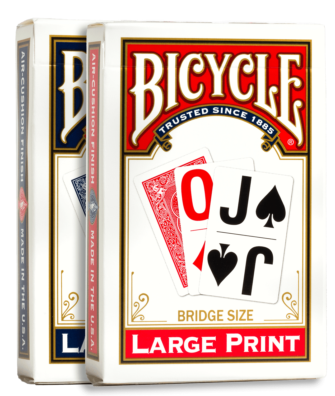 Bicycle Large Print Bridge Size Playing Cards image 0