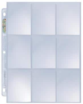 Ultra Pro 9 pocket pages Box of 100 pages image 1