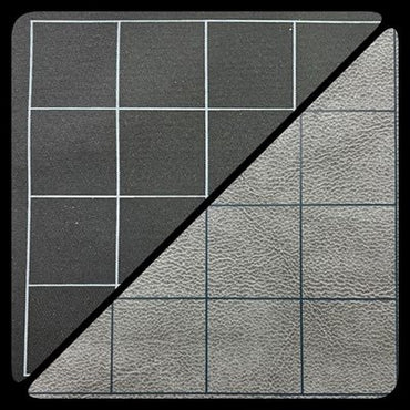 Chessex 1" Square 2 Sided Black/Grey Mega Mat image 0