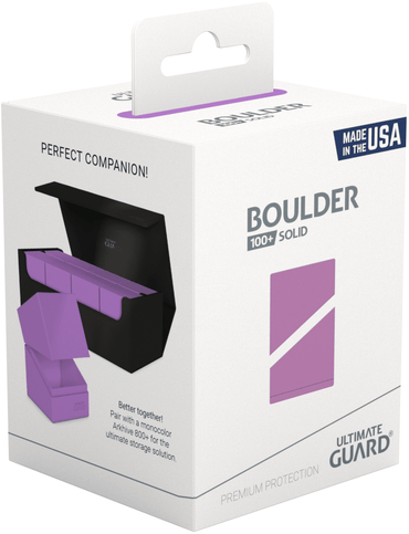 Ultimate Guard Deck Case Boulder 100+ Solid Lavender image 0