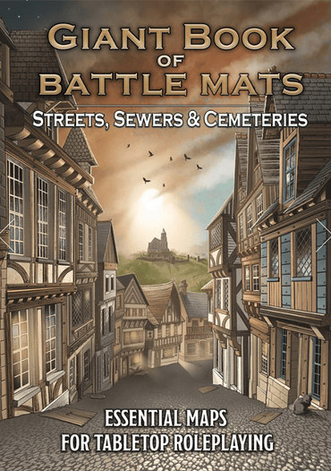 Giant Book of Battle Maps - Streets, Sewers, & Cemeteries image 0
