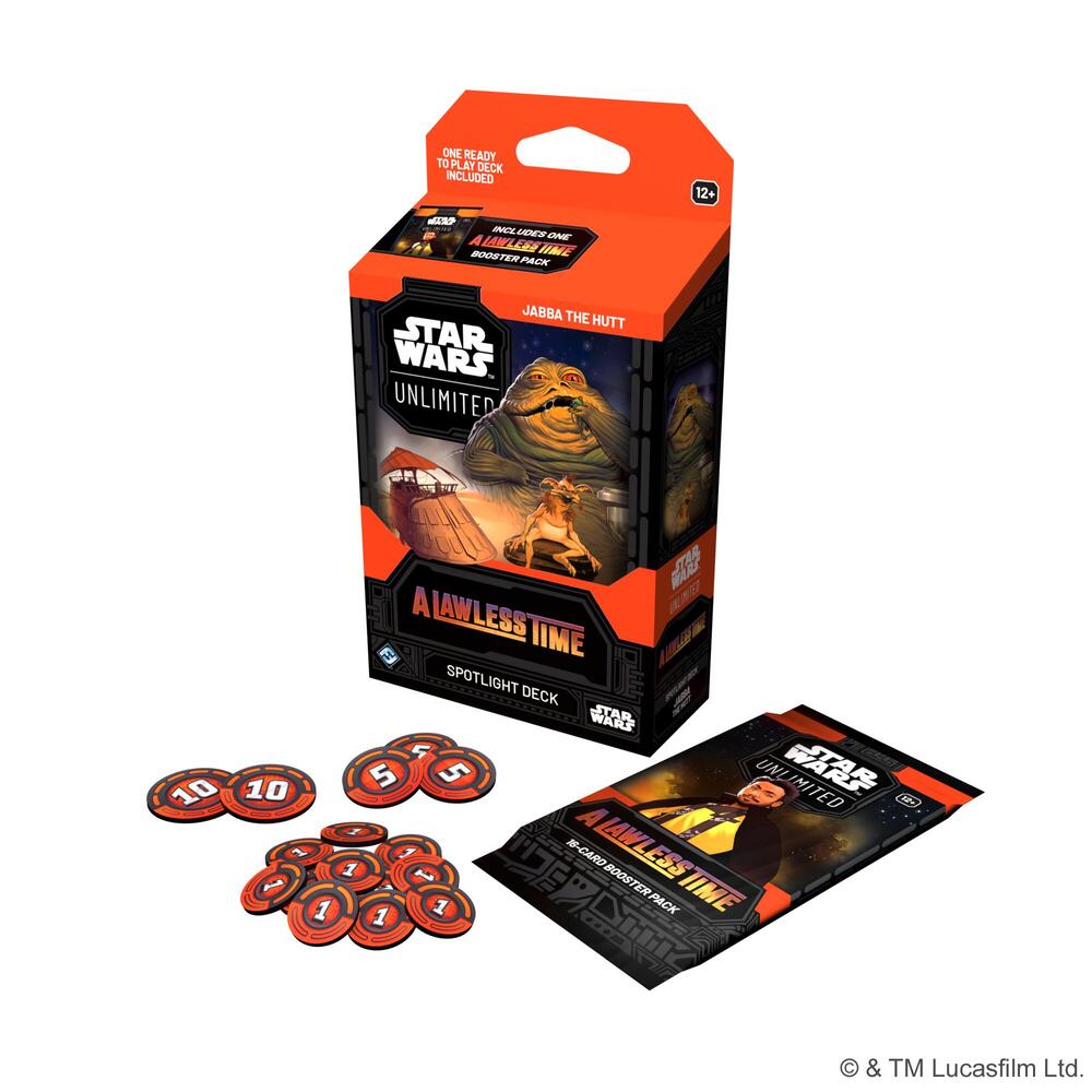 Star Wars Unlimited Jabba the Hutt Spotlight Deck A Lawless Time