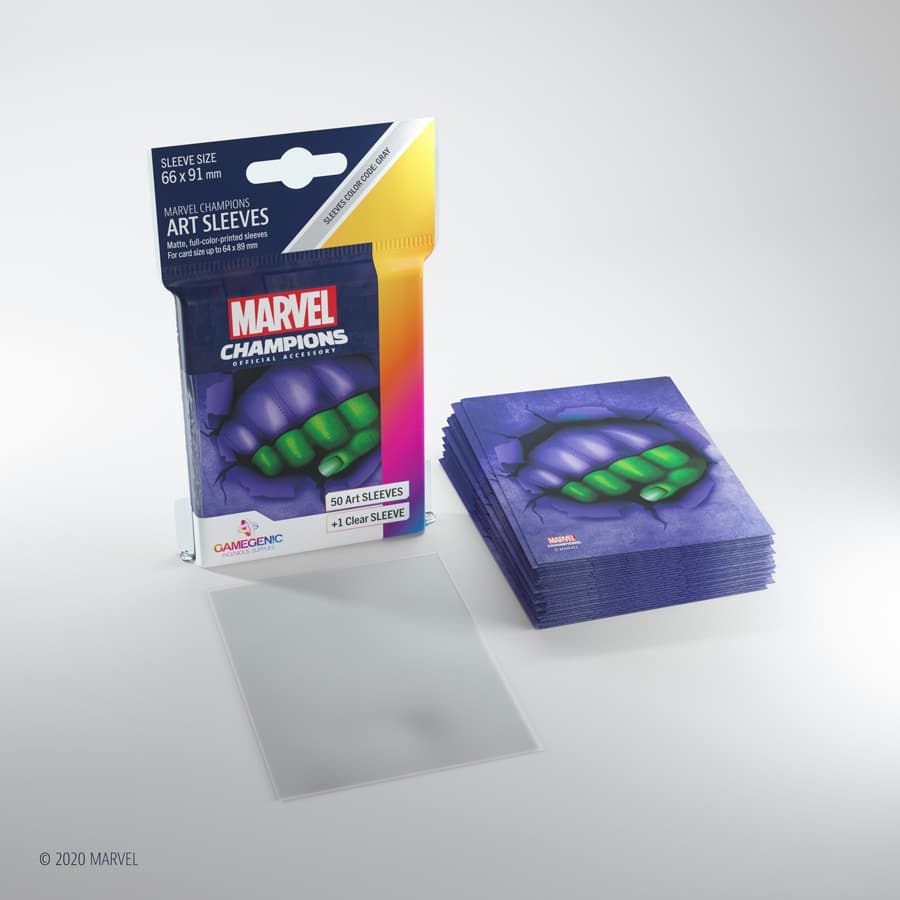 GAMGENIC MARVEL CHAMPIONS SHE-HULK SLEEVES 50 PACK image 6