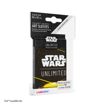Gamegenic Space Yellow Star Wars Unlimited Art Sleeves 60 CT image 0