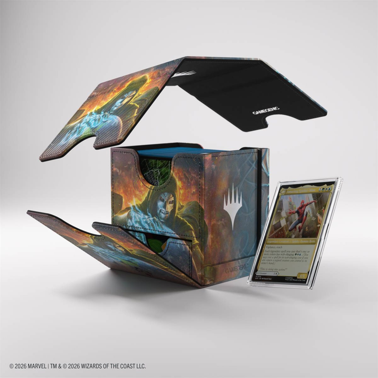 Marvel Super Heroes: Sidekick Pro (100+)Deck Box : Doom Reigns Supreme/Loki Laufeyson
