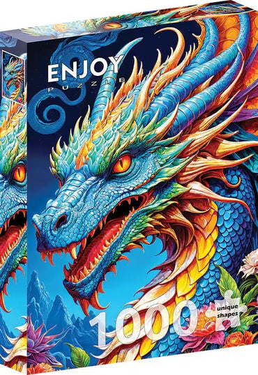 Enjoy Puzzle: Blue Dragon image 0