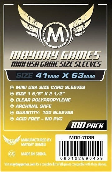 MDG7039 MINI USA 41MM X 63MM 100 Sleeves image 0
