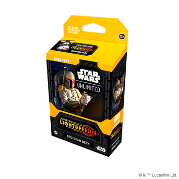 Star Wars Unlimited: Jump to Lightspeed Boba Fett Spotlight Deck image 0